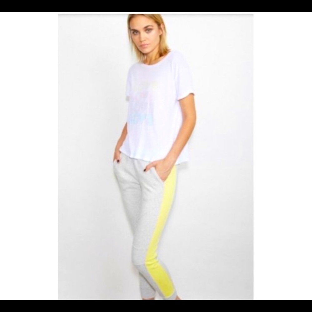 Generation Love NWT Levy Sweatpants Gray/Yellow